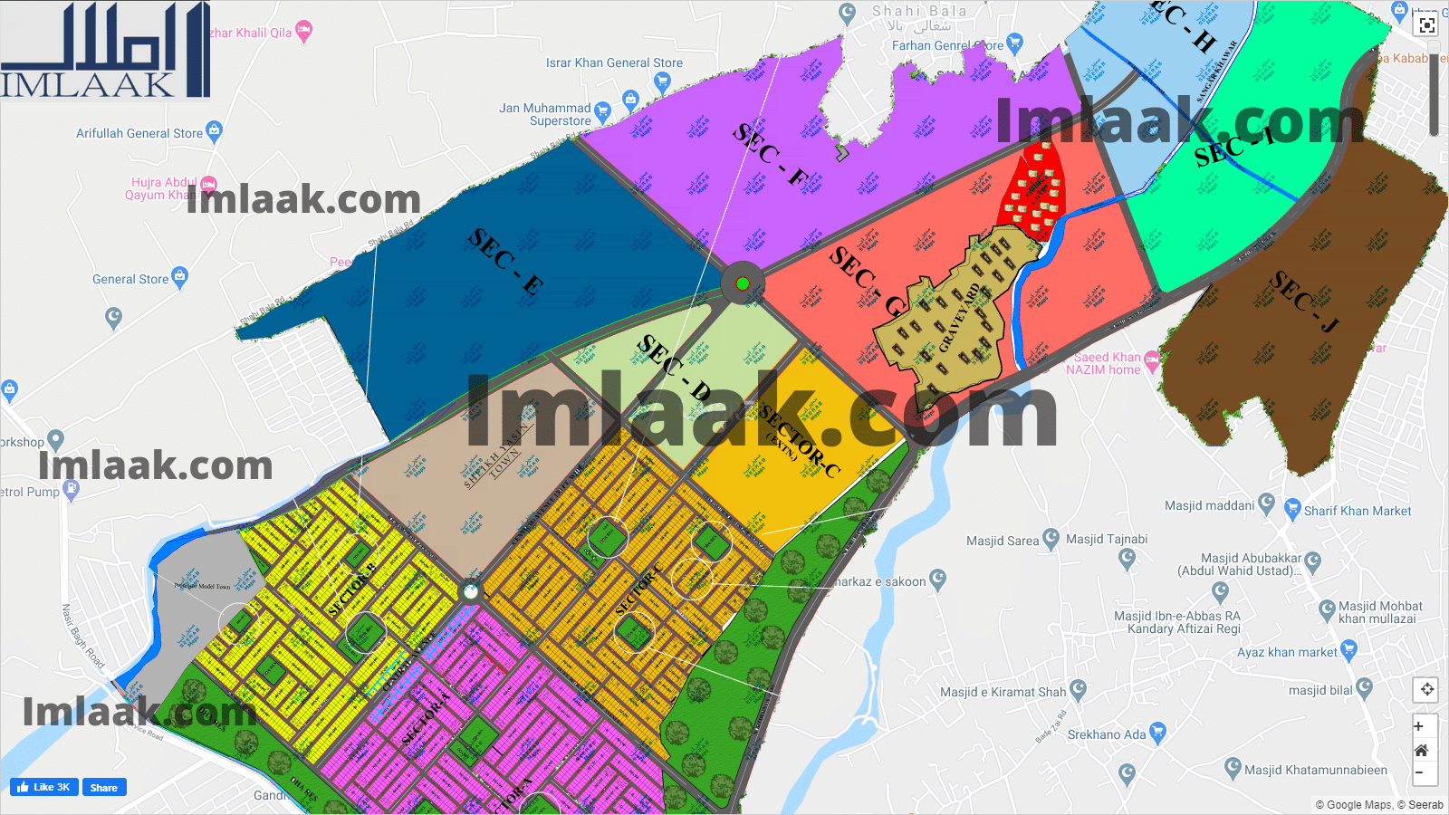 Imlaak Location Map 
